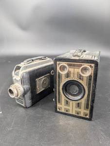Kodak Cine-Kodak Magazine 8 & Brownie Junior Six-16 Camera Mixed Lot