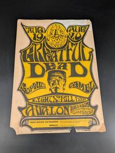 Greatful Dead Avalon Ballroom Poster by Bill Ham
