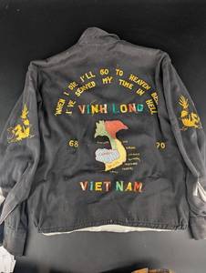 Embroidered Vietnam Souvenir Jacket With Don Name