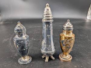 Silverplate Salt and Pepper Shakers (Lot of 3)