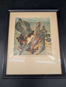 Framed Frank Luke Aviation Print