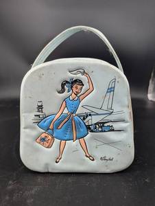 Ponytail Vintage Train Case Vanity Case