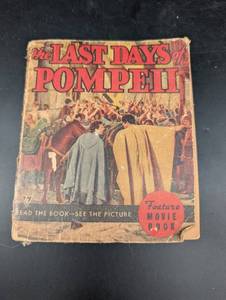 The Last Days of Pompeii Whitman Feature Movie Book