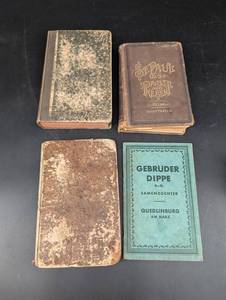 Antique Book Mixed Lot - St. Paul, German Mathematics & Gebrueder Dippe
