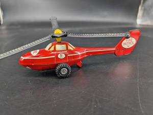 Vintage Fire Patrol Tin Helicopter