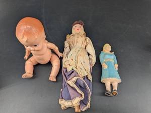 Vintage Composition Doll Figures (Lot of 3)