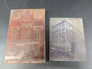 Pair of Architectural Printing Plates