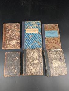 Antique German & English Book Collection (5 Volumes)