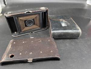 Vintage Kodak Folding Camera Bausch & Lomb Lens
