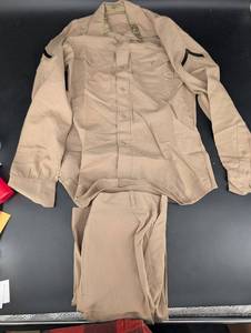 Vintage Military Khaki Uniform Set Size 36T 34