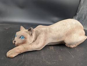 Cat Figurine Stretching