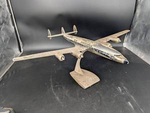 Vintage Metal Airplane Model HBK F-B