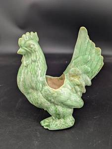 Vintage Ceramic Rooster Planter