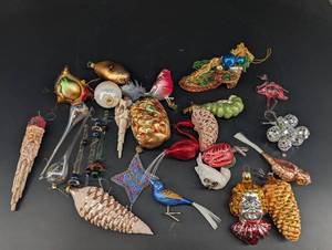 Vintage Christmas Ornament Mixed Lot