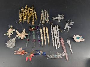 Glass Christmas Ornament Mixed Lot