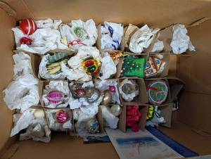 Assorted Christmas Ornaments Mixed Lot