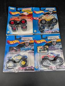Hot Wheels Monster Jam Monster Trucks (Lot of 4)