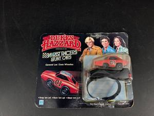 Vintage the Dukes of Hazzard Wrist Racers General Lee Stunt Car