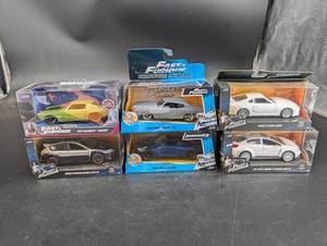 Fast & Furious Jada Die-Cast Car Set (Lot of 6)
