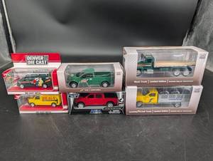 Menards, Mountain Dew, Goodyear & Denver Die Cast Truck Mixed Lot