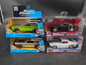Jada Fast & Furious Die-Cast Cars (Lot of 4)