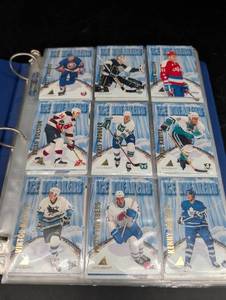 Pinnacle Hockey Insert Card Binder Mixed Lot