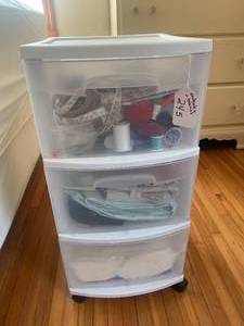 Sterlite organizer with thread and ...