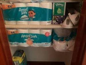 Toilet paper, Kleenex, assisted bat...