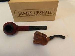 James Upshall briar buffalo head pi...