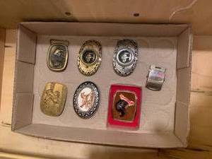 Belt buckles...