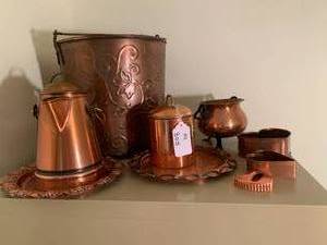 Copper items all on top of file...
