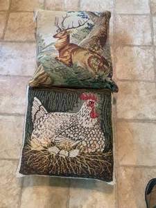Needlepoint pillows...