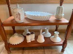 White glassware, some Fenton all o...