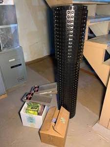 Floor cushion, new registers, light...