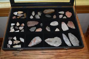 Arrowheads and other various stone ...