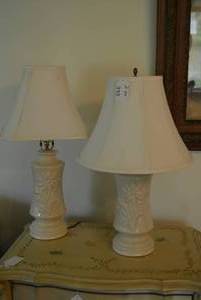 Matching table top lamps...