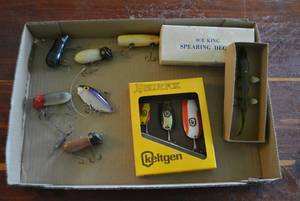 Assorted fishing lures...