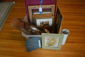 Pictures, frames, mirrors, other wo...