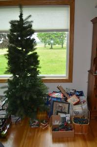 Assorted Christmas - lights, gift w...