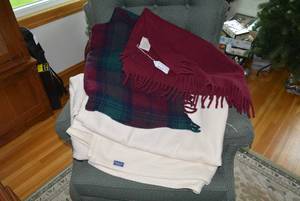 Faribo throw and other blankets...
