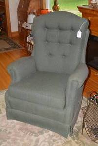 Mastercraft green swivel rocker uph...