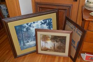 Assorted pictures and frames...