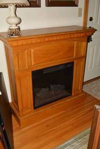 Electric fireplace with remote...