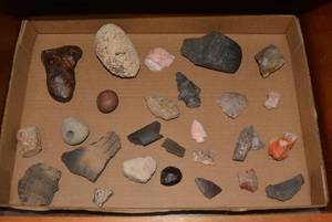 Arrowhead, rocks and other various ...