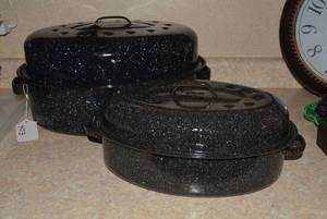 Enamel roasters...