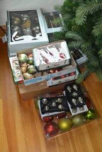 Assorted Christmas ornaments...