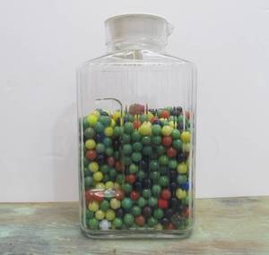 Large Lot of Vintage Marbles