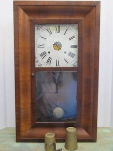 Antique Waterbury Weight Driven Clock