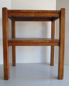 Very Cute Antique Oak Small Shelf Table