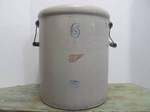Very Nice Condition RED WING Stoneware 6 Gallon Crock